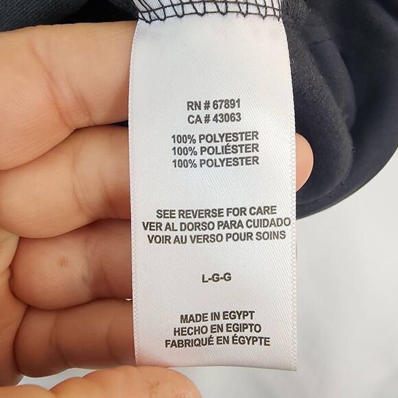 New Era Size large NFL Men's Team Color Safety Performance Fleece Hoodie Black N - Picture 6 of 7